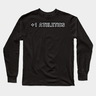 +1 Athletics - D&D Stat Modifer Long Sleeve T-Shirt